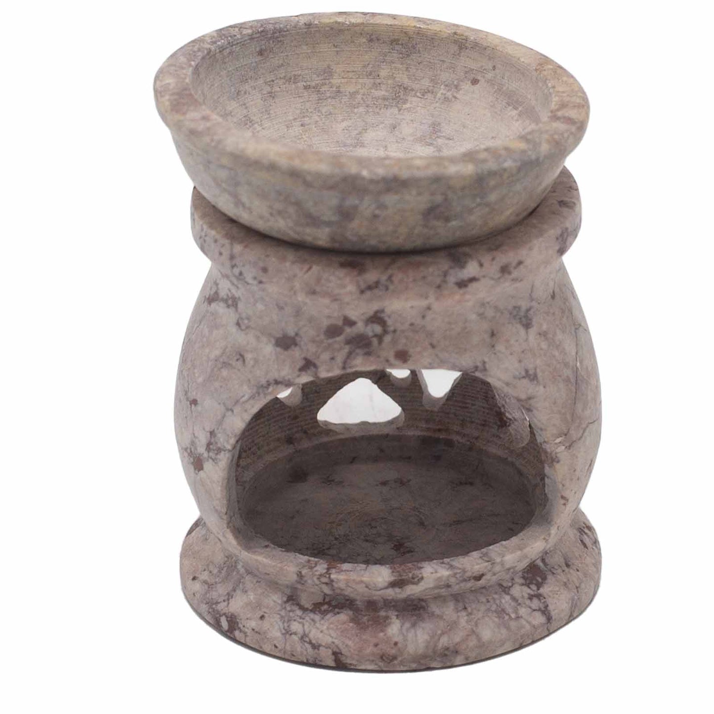 Soapstone Oil Burner – Three Moon Pentagon | For Wax Melts & Fragrance Oils