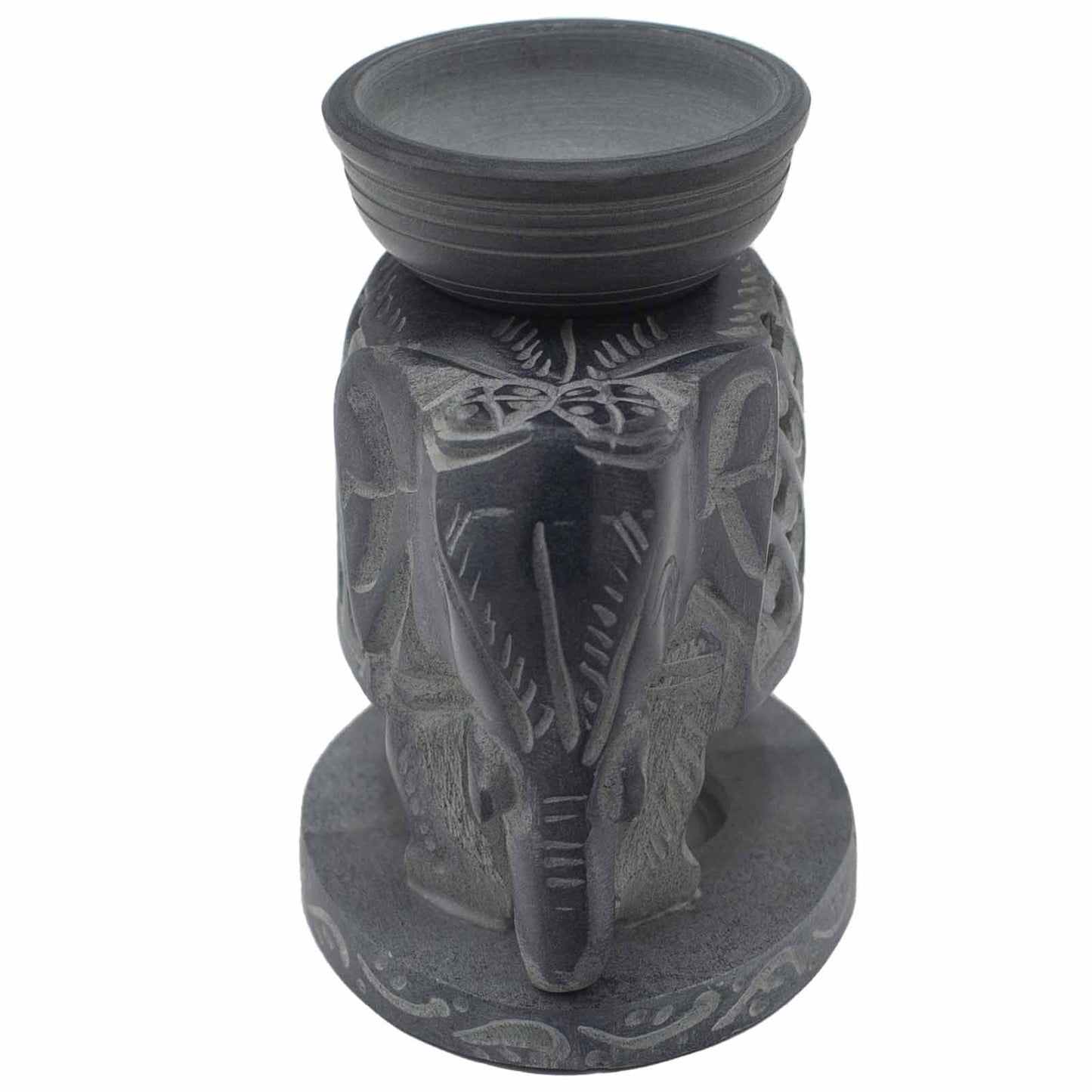 Soapstone Oil Burner – Standing Elephant | For Wax Melts & Fragrance Oils