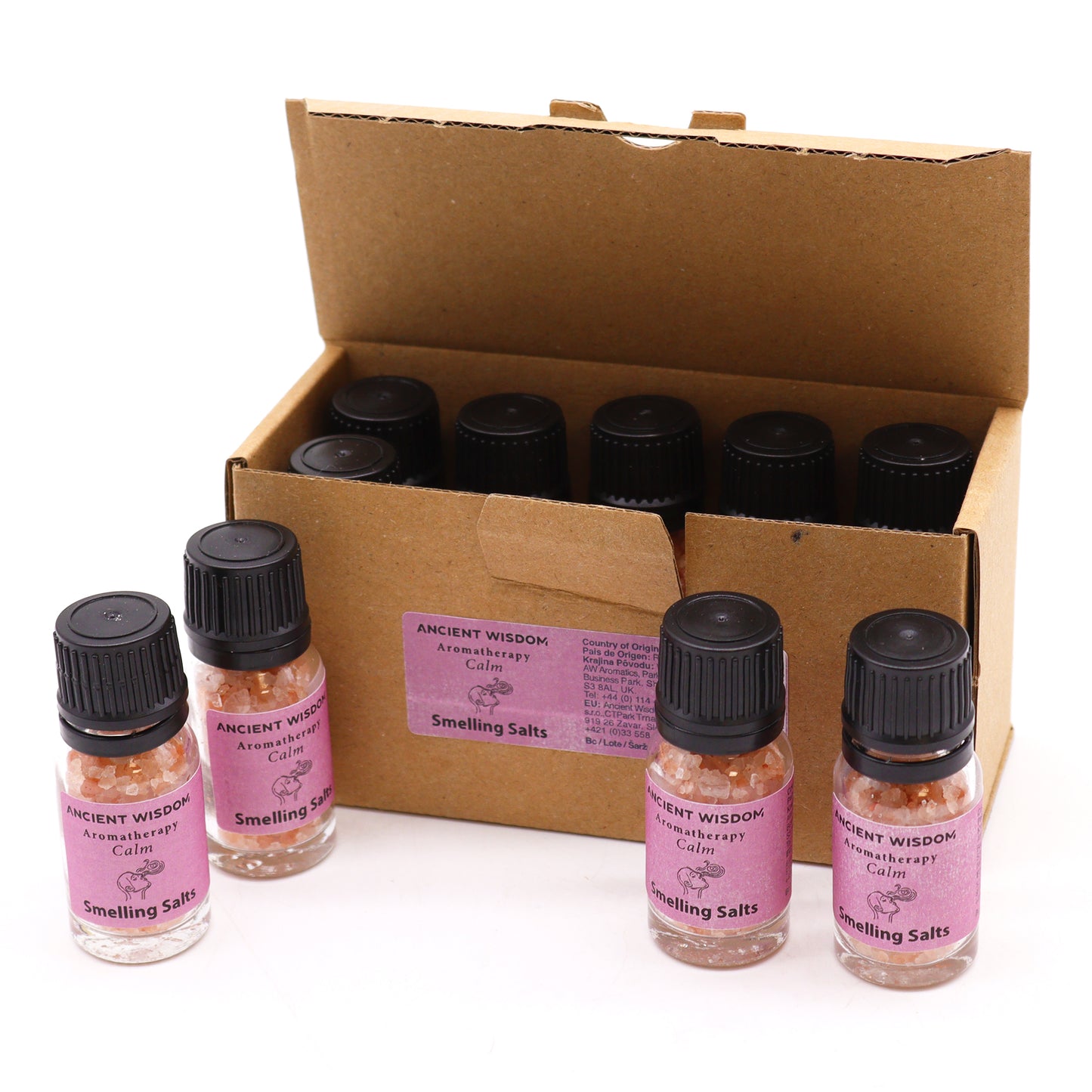Calm – Aromatherapy Smelling Salts | Himalayan Salt with Lavender, Marjoram, Chamomile, Bergamot & Vetiver