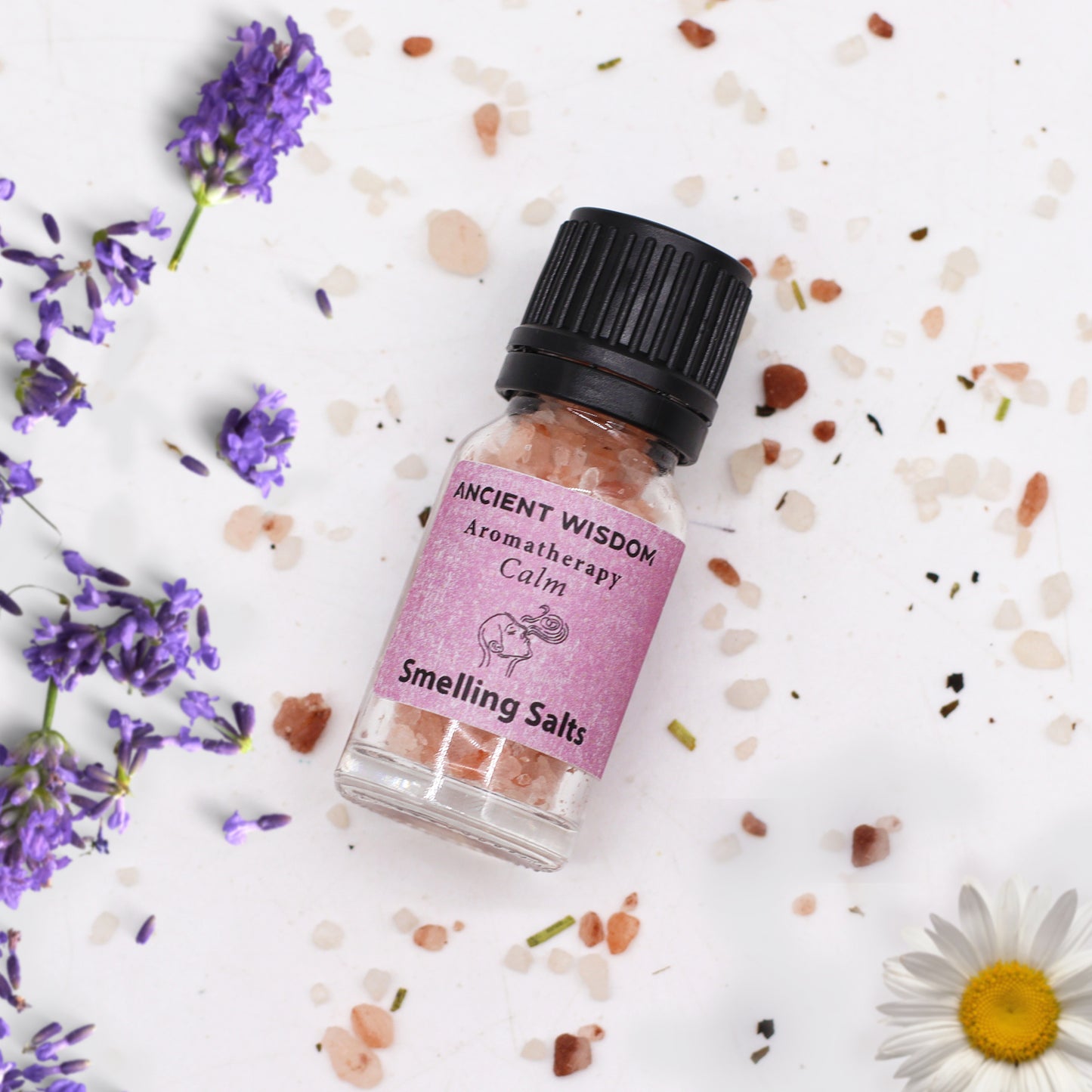 Calm – Aromatherapy Smelling Salts | Himalayan Salt with Lavender, Marjoram, Chamomile, Bergamot & Vetiver