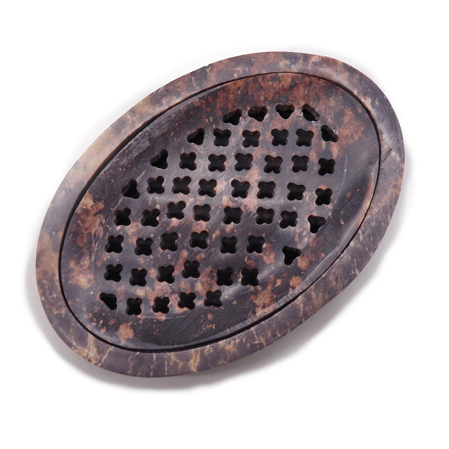 Soapstone Soap Dish & Drainer – Classic Oval | Natural Stone Design