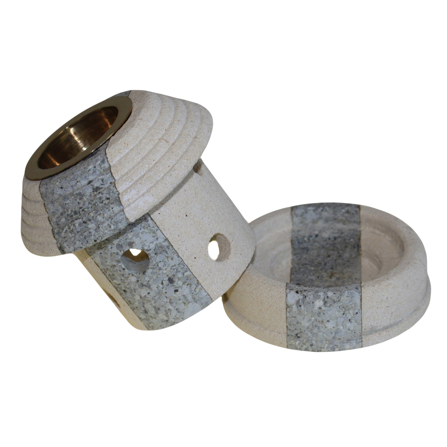 Sandstone Oil Burner – Lantern Shape | Sandstone & Grey Stone Finish