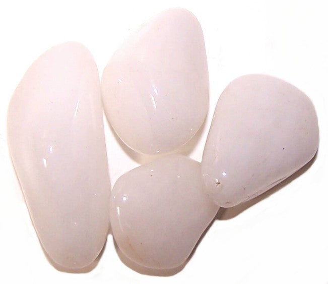 Snow Quartz Tumble Stones – Large | 24-Pack