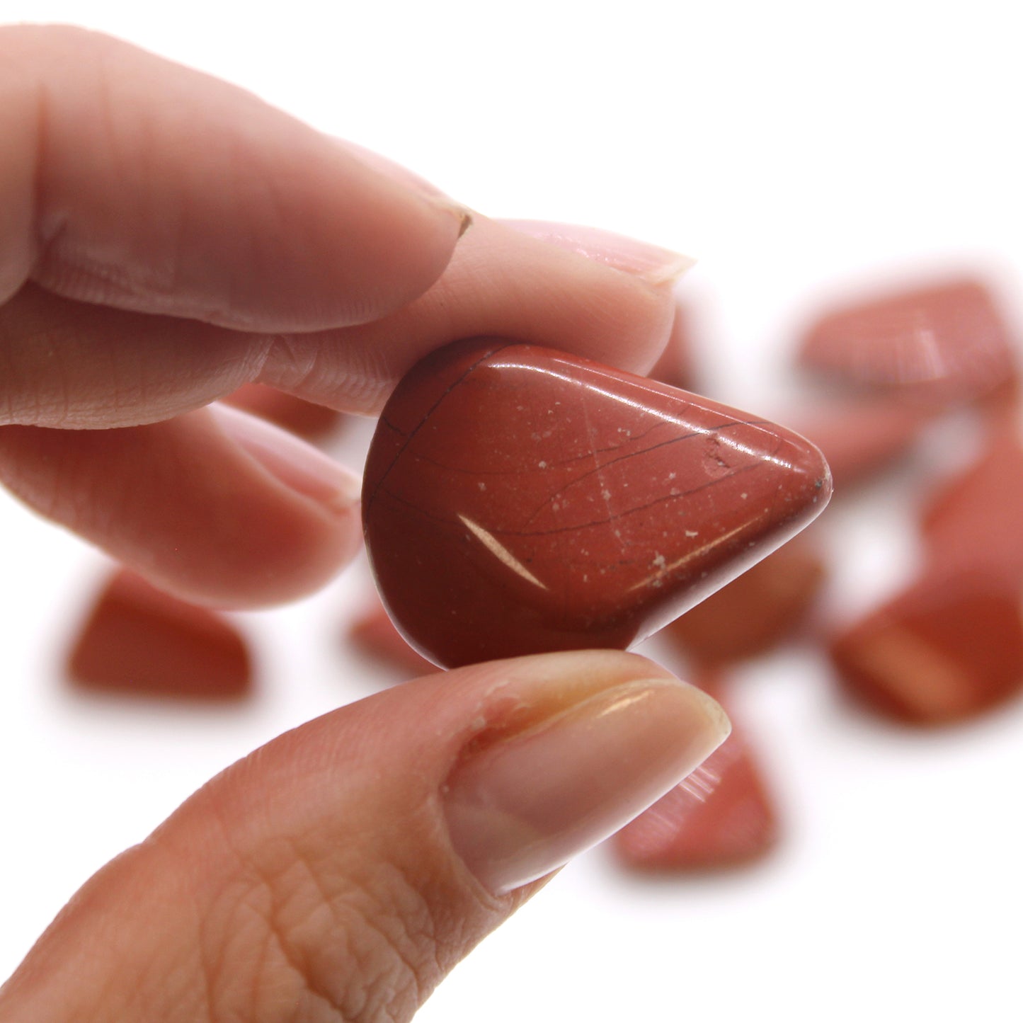 Red Jasper Tumble Stones – Medium | 24-Pack