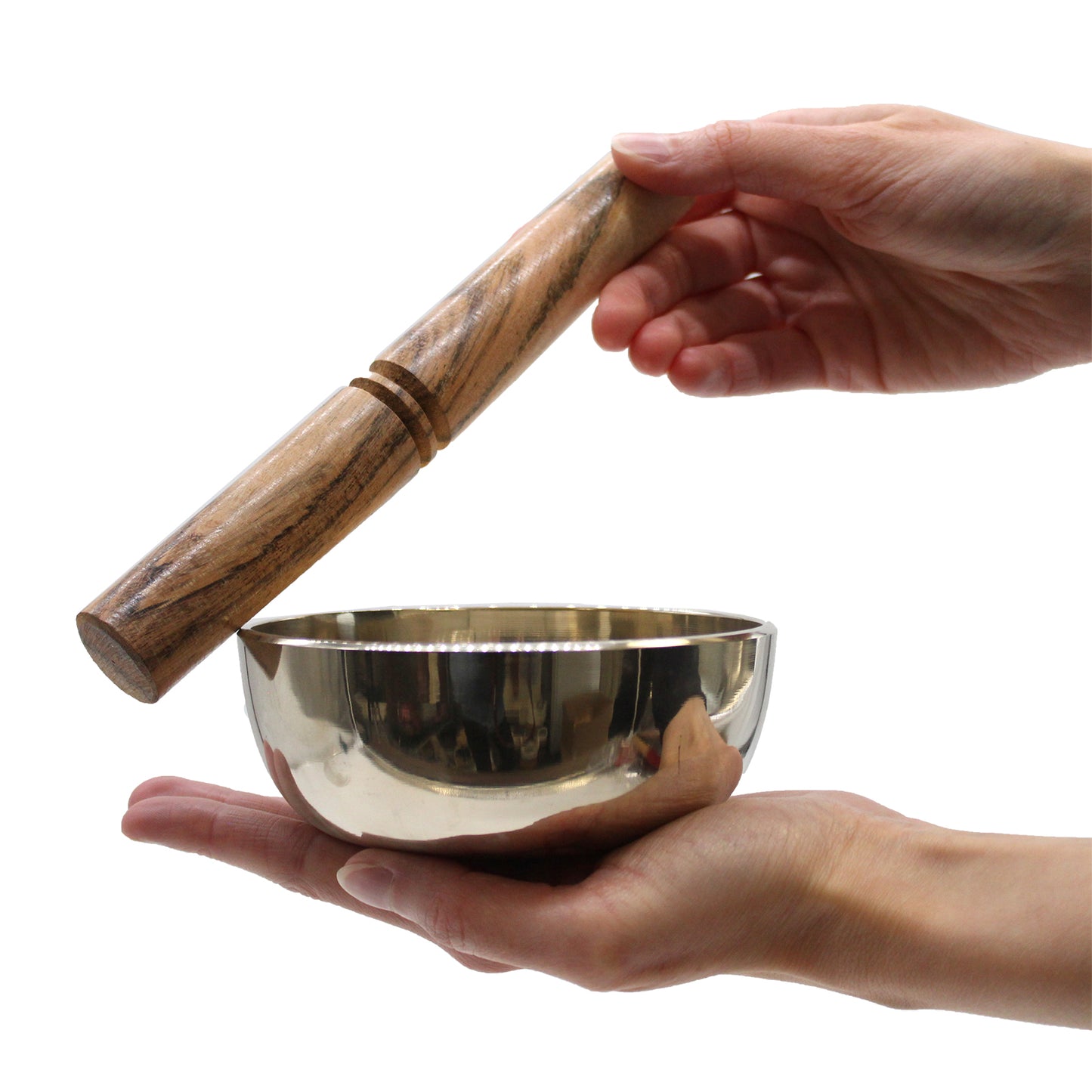 Brass Singing Bowl – Medium (12cm) | Traditional, Handcrafted & Meditative