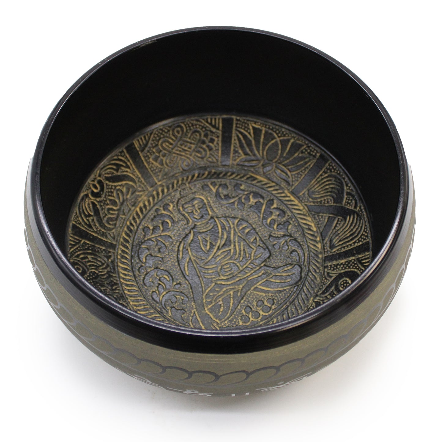 Extra Loud Singing Bowl – One Buddha (21cm) | Deep, Resonant Sound for Focused Practice