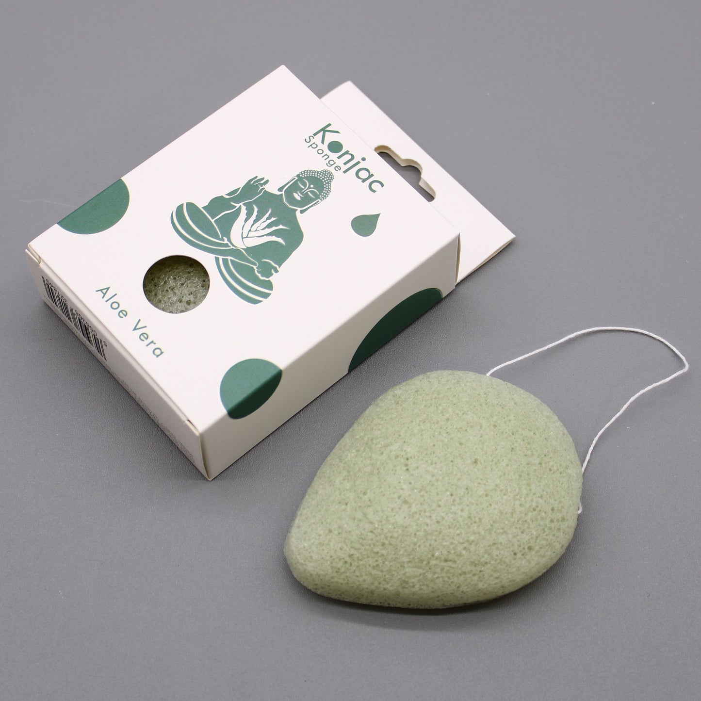 Teardrop Konjac Sponge – Aloe Vera | Healing