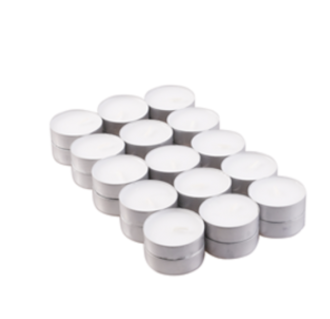 Unscented Tea Lights – Pack of 30 | 4-Hour Burn Time