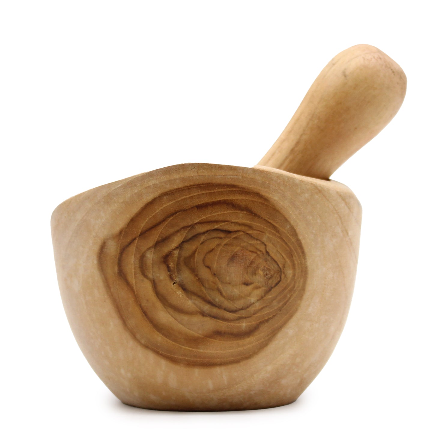 Natural Teak Pestle & Mortar – Medium | Handmade in Bali