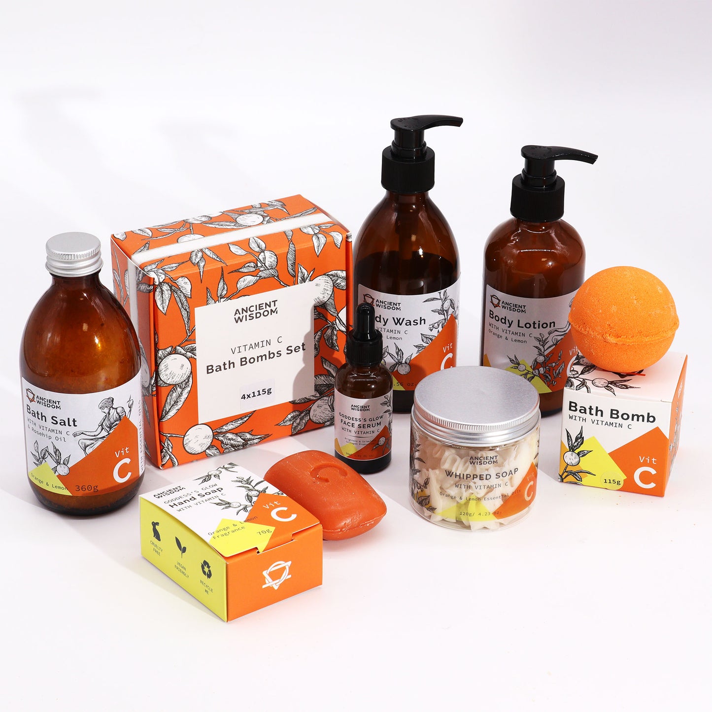 Vitamin C Body Lotion – 250ml | Brightening Orange & Lemon Essential Oils