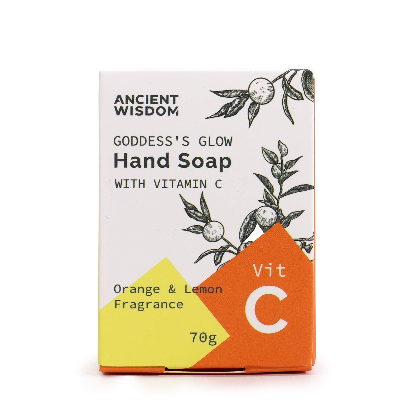 Goddess's Glow Brightening Hand Soap Bar – Vitamin C | Orange & Lemon Essential Oils