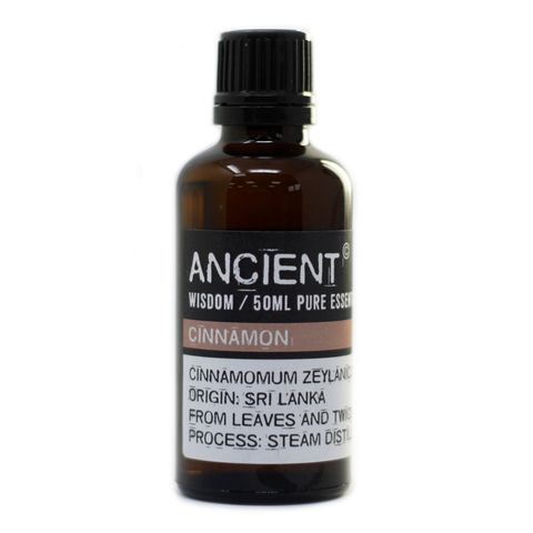 Cinnamon Essential Oil (Cinnamomum zeylanicum) – 50ml | Antimicrobial, Warming & Circulatory Support