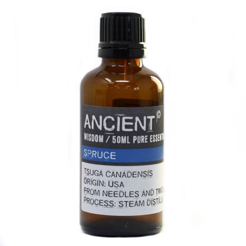 Spruce Essential Oil (Tsuga canadensis) – 50ml | Respiratory, Muscular & Restorative Support