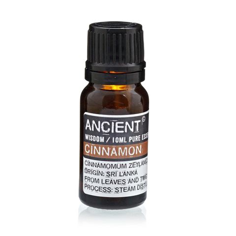 Cinnamon Essential Oil (Cinnamomum zeylanicum) – 10ml | Antimicrobial, Warming & Circulatory Support