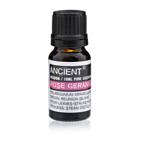 Rose Geranium Essential Oil (Pelargonium graveolens) – 10ml | Balancing, Skin-Soothing & Uplifting
