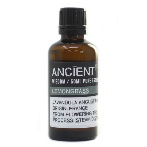 Lemongrass Essential Oil (Cymbopogon citratus) – 50ml | Refreshing, Antimicrobial & Anti-inflammatory