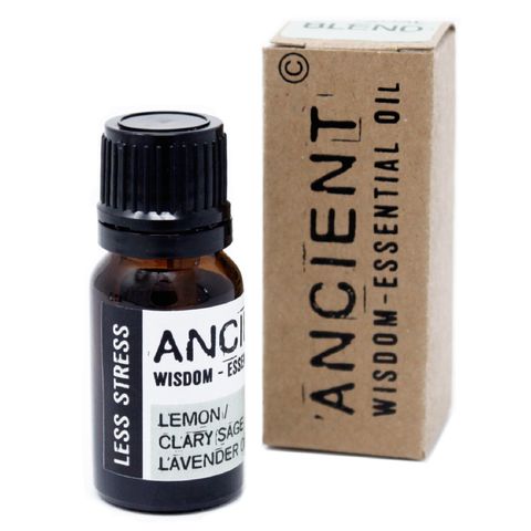 Less Stress Essential Oil Blend – 10ml | Clary Sage, Lemon & Lavender