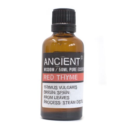 Red Thyme Essential Oil (Thymus vulgaris) – 50ml | Antibacterial, Respiratory & Immune Support