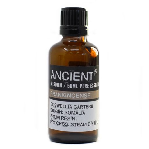 Frankincense Essential Oil (Boswellia carterii) – 50ml | Skin Rejuvenation, Respiratory Relief & Emotional Balance