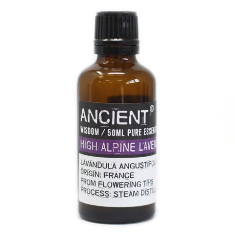 High Alpine Lavender Essential Oil (Lavandula angustifolia) – 50ml | Calming, Skin Healing & Stress Relief