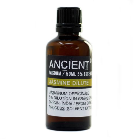 Jasmine Dilute Essential Oil (Jasminum officinale) – 50ml | Rich, Floral & Emotionally Uplifting