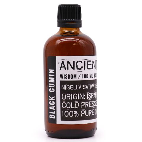 Black Cumin Seed Carrier Oil (Nigella sativa) – 100ml | Clarifying, Antioxidant-Rich & Skin-Balancing Support