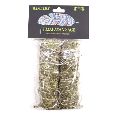 Banjara Himalayan Sage Smudge Sticks – 2-Pack | Purification & Spiritual Clarity