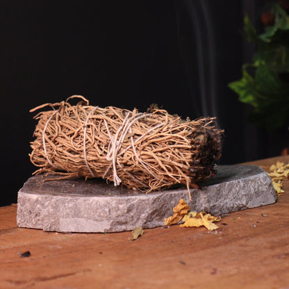 Banjara Sacred Vetiver Smudge Sticks – 2-Pack | Grounding, Stability & Earth Energy