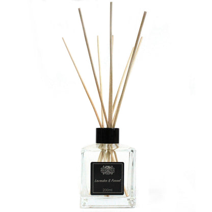 Lavender & Fennel Essential Oil Reed Diffuser – 200ml | Calming, Soothing & Balancing