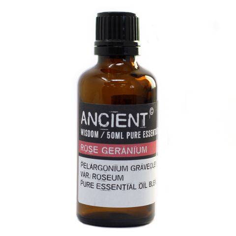 Rose Geranium Essential Oil (Pelargonium graveolens) – 50ml | Balancing, Skin-Soothing & Uplifting