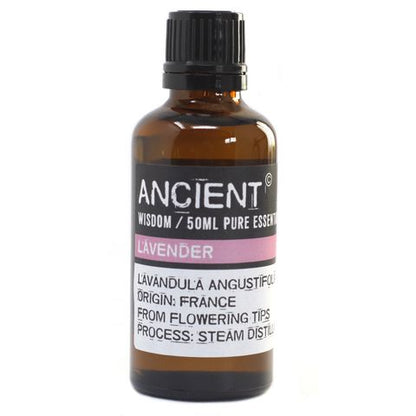 Lavender Essential Oil (Lavandula angustifolia) – 50ml | Calming, Skin Healing & Antimicrobial