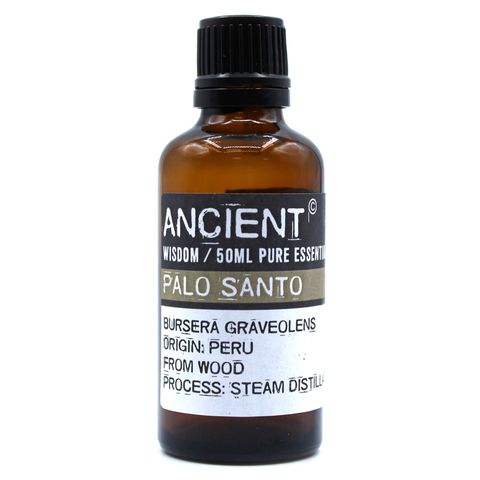 Palo Santo Essential Oil (Bursera graveolens) – 50ml | Grounding, Cleansing & Anti-Inflammatory