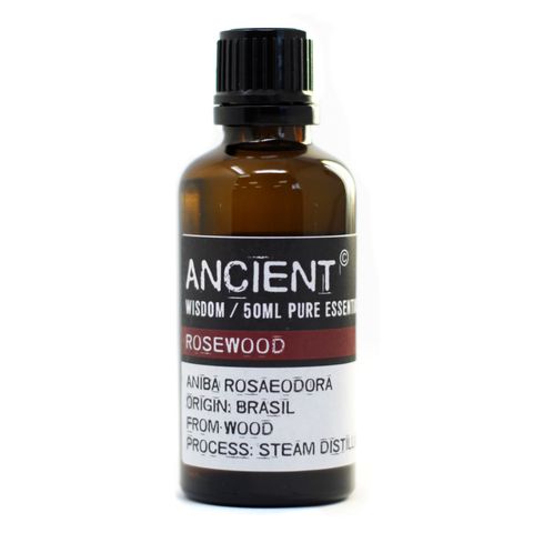 Rosewood Essential Oil (Aniba rosaeodora) – 50ml | Calming, Skin-Soothing & Antimicrobial