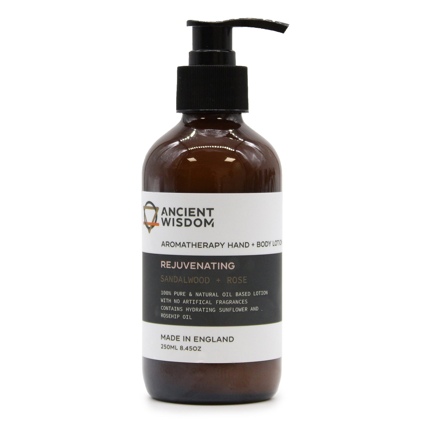 Rejuvenating Aromatherapy Hand & Body Lotion – 250ml | Sandalwood & Rose