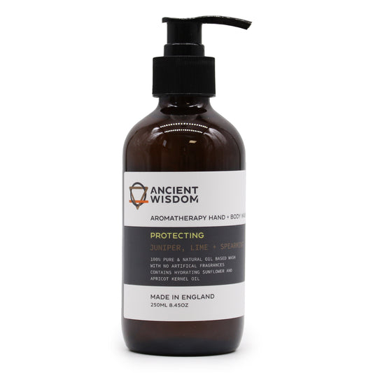 Aromatherapy Hand & Body Wash – Protecting | Juniper, Lime & Spearmint Essential Oils