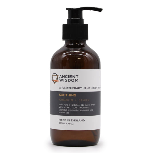 Aromatherapy Hand & Body Wash – Soothing | Mandarin & Ginger Essential Oils