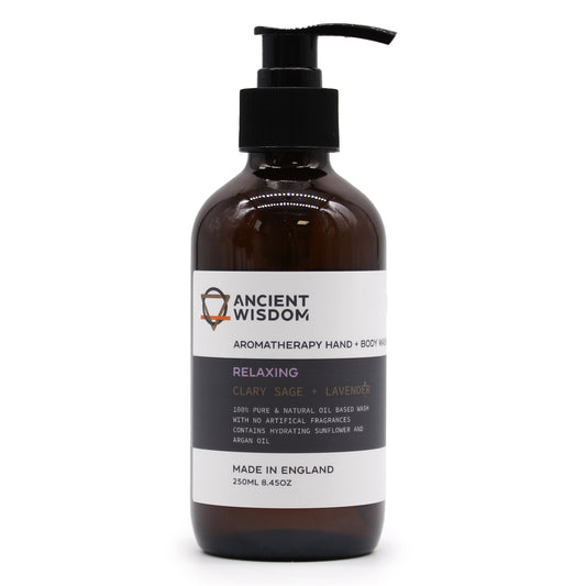 Aromatherapy Hand & Body Wash – Relaxing | Clary Sage & Lavender Essential Oils