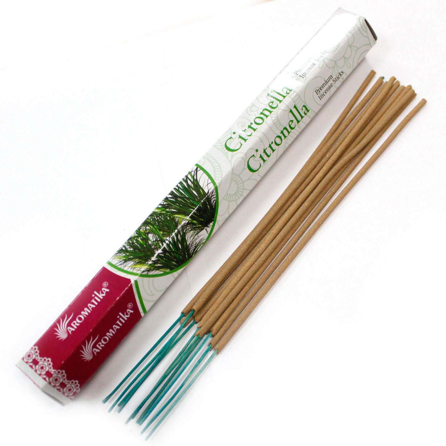 Aromatika Premium Incense Sticks – Citronella (25cm) | Natural Masala Blend for Aromatherapy & Ritual Use