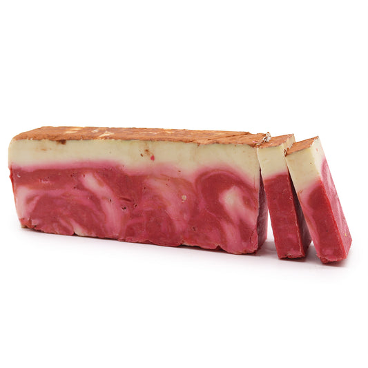 Olive Oil Artisan Soap Loaf – Red Clay | Mineral Rich Detox