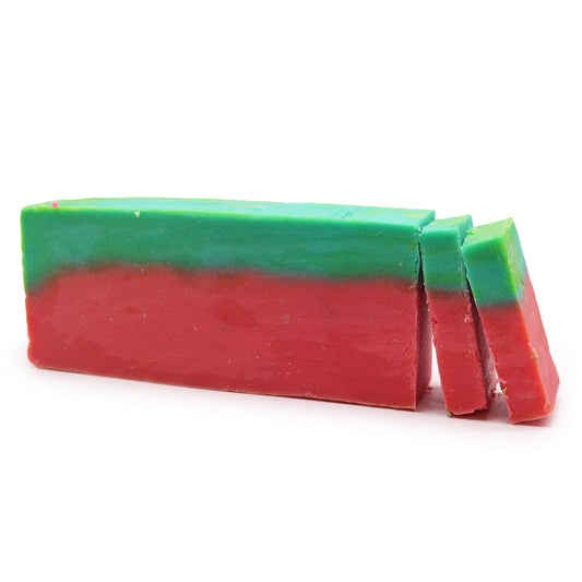 Olive Oil Artisan Soap Loaf – Watermelon | Hydration & Skin Soothing