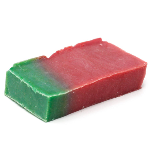 Olive Oil Artisan Soap Slice – Watermelon | Hydration & Skin Soothing