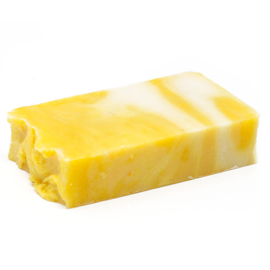 Olive Oil Artisan Soap Slice – Lemon | Fresh Citrus Fragrance