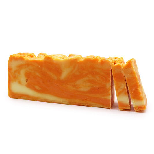 Olive Oil Artisan Soap Loaf – Orange | Brightening & Gentle Cleansing