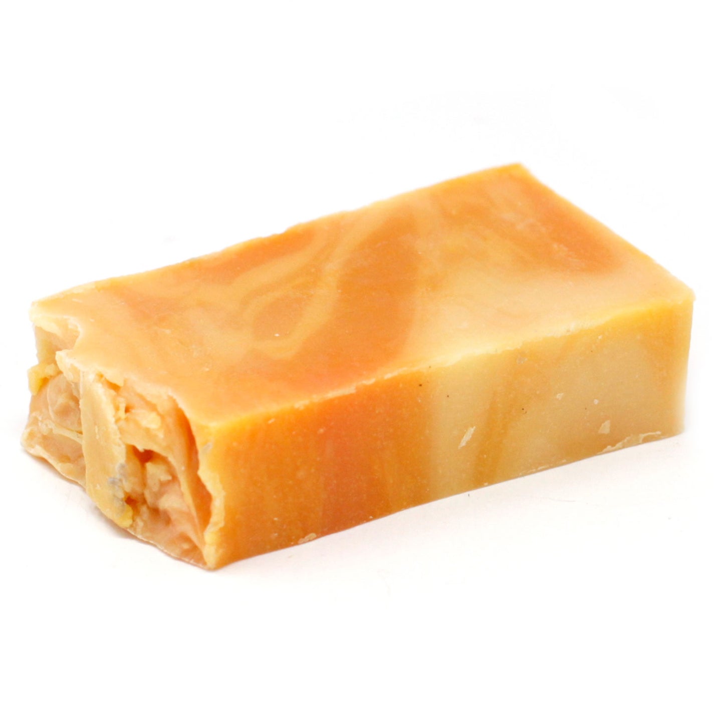 Olive Oil Artisan Soap Slice – Orange | Brightening & Gentle Cleansing