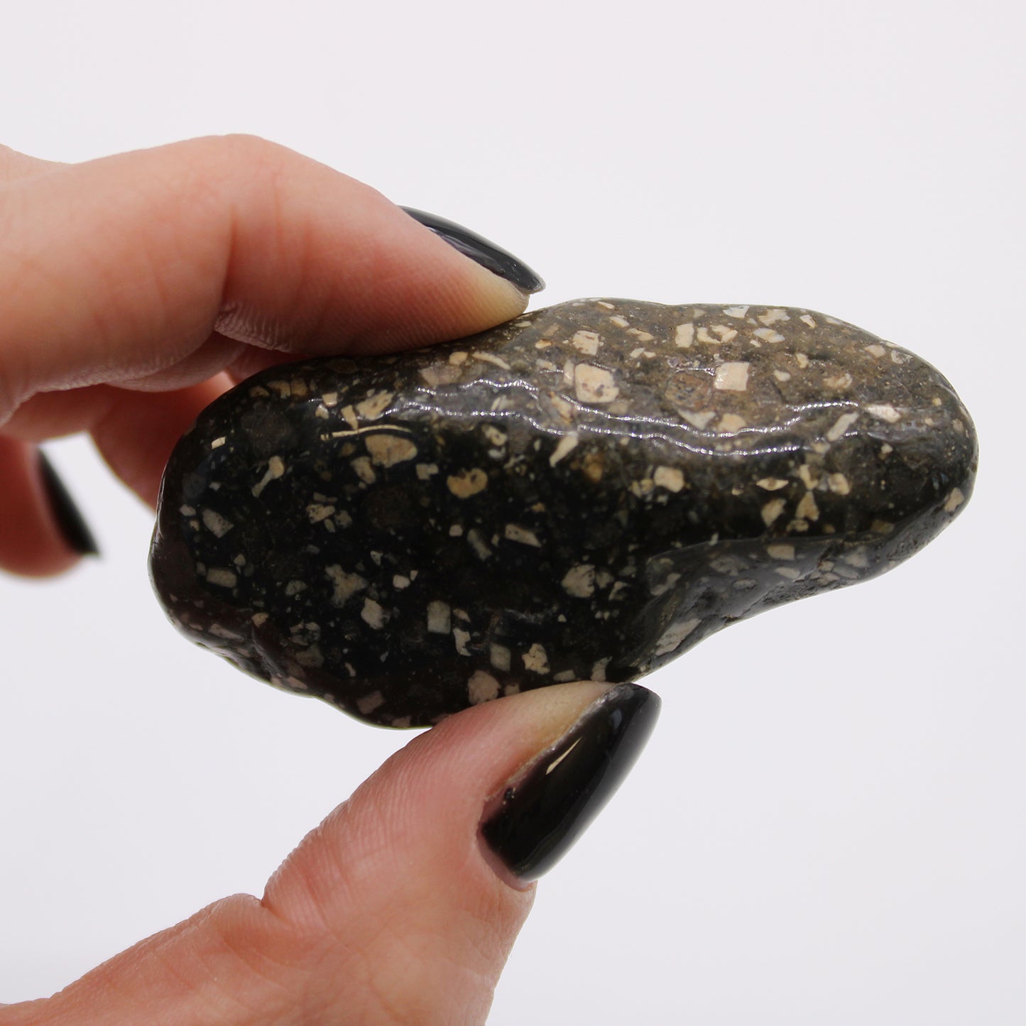 Guinea Fowl Jasper African Tumble Stones – Large | 6-Pack