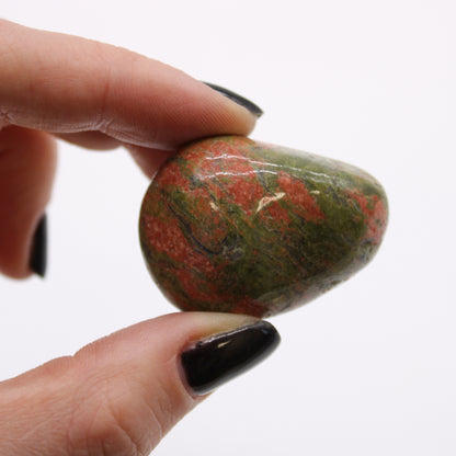 Unakite African Tumble Stones – Large | 6-Pack