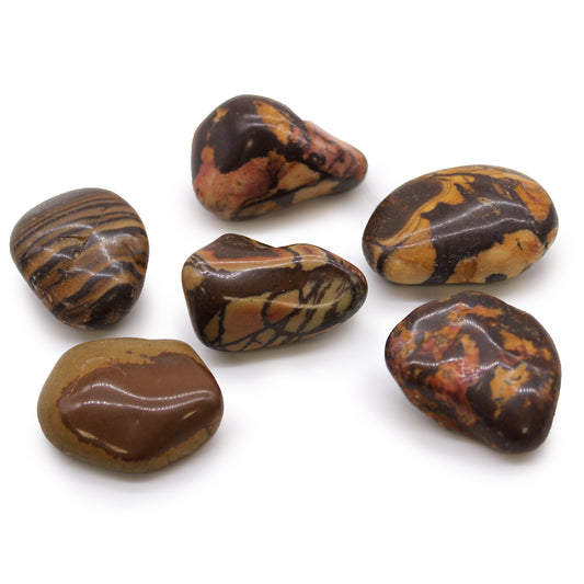 Picture Nguni African Tumble Stones – Large | 6-Pack