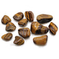 Tiger's Eye African Tumble Stones – Medium | 12-Pack
