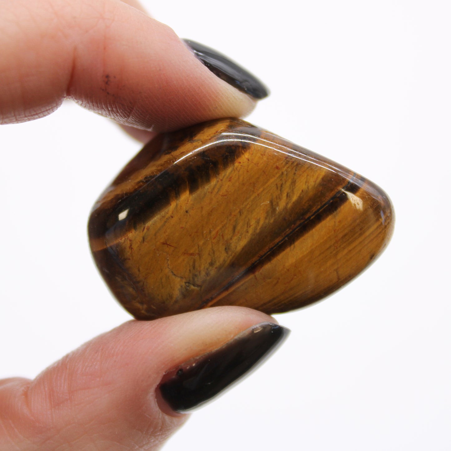 Tiger's Eye African Tumble Stones – Medium | 12-Pack