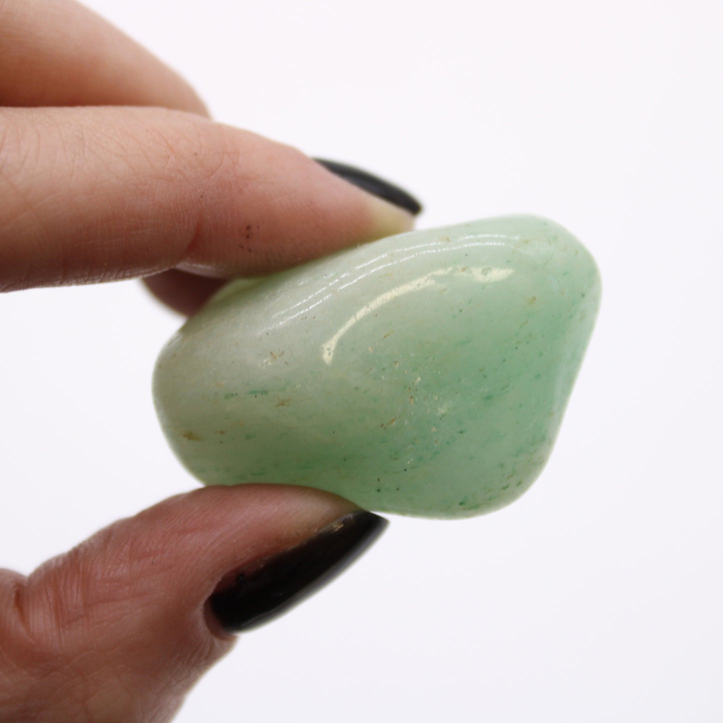 Green Aventurine African Tumble Stones – Medium | 12-Pack